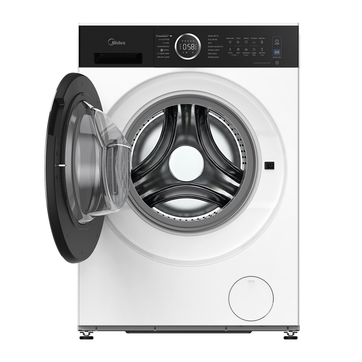 Máquina de Lavar Roupa Midea MF205W90BA30WES Carga Frontal, de 9 Kg e 1400 rpm - Branco Branco-3