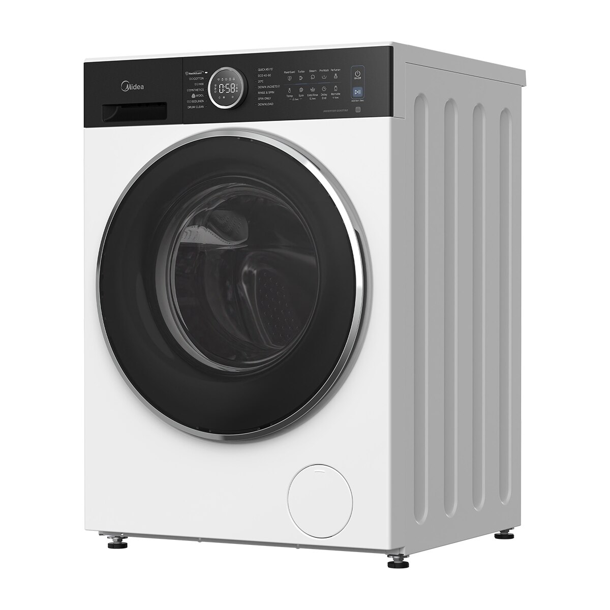Máquina de Lavar Roupa Midea MF205W90BA30WES Carga Frontal, de 9 Kg e 1400 rpm - Branco Branco-4