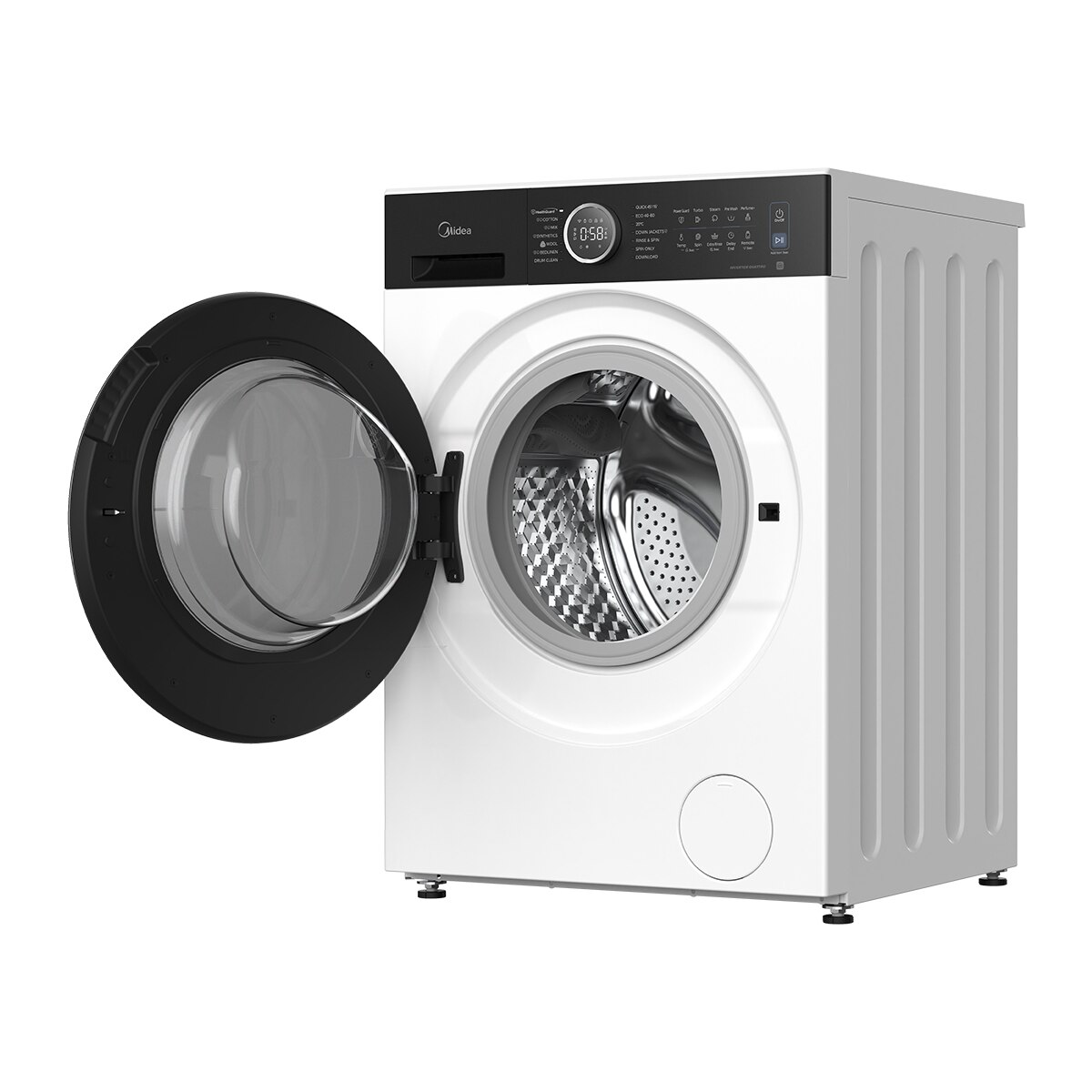 Máquina de Lavar Roupa Midea MF205W90BA30WES Carga Frontal, de 9 Kg e 1400 rpm - Branco Branco-5