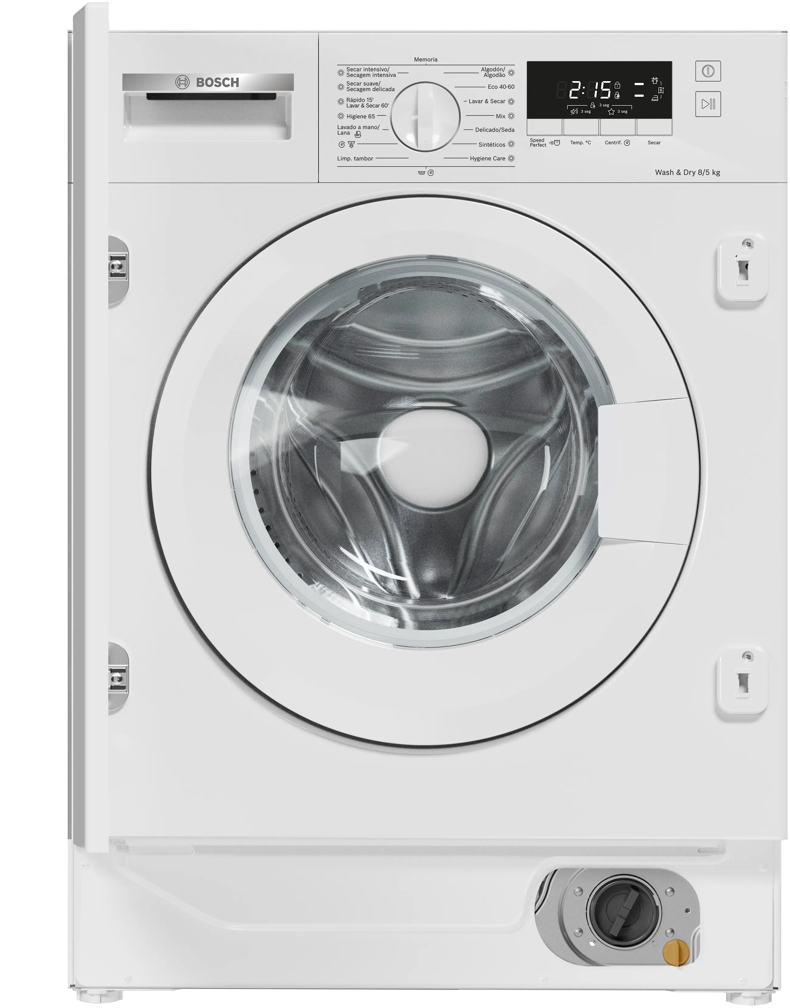 Imagem 0 de Máquina de Lavar e Secar Roupa Encastrável Bosch WKD28260ES de 8/5 kg - Branco