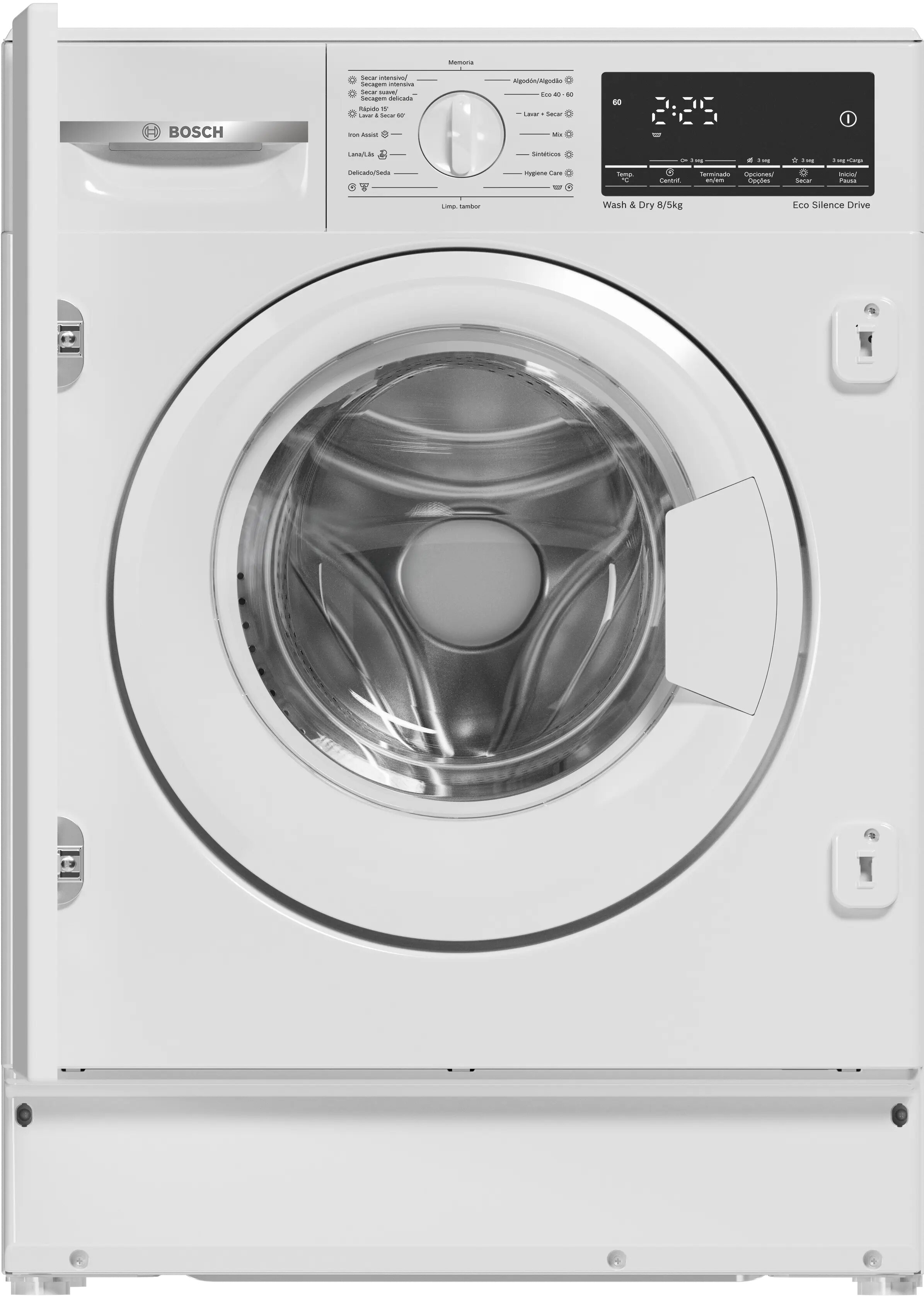 Imagem 0 de Máquina de Lavar e Secar Roupa Encastrável  Bosch Serie 6 WKD28490ES de 8/5 kg - Branco