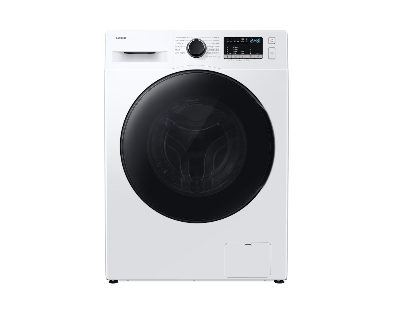 Imagem 0 de Máquina de Lavar e Secar Roupa Samsung WD80HG4U04BEEP Carga Frontal, Higenização a Vapor, de 8/6kg? ?- Branco