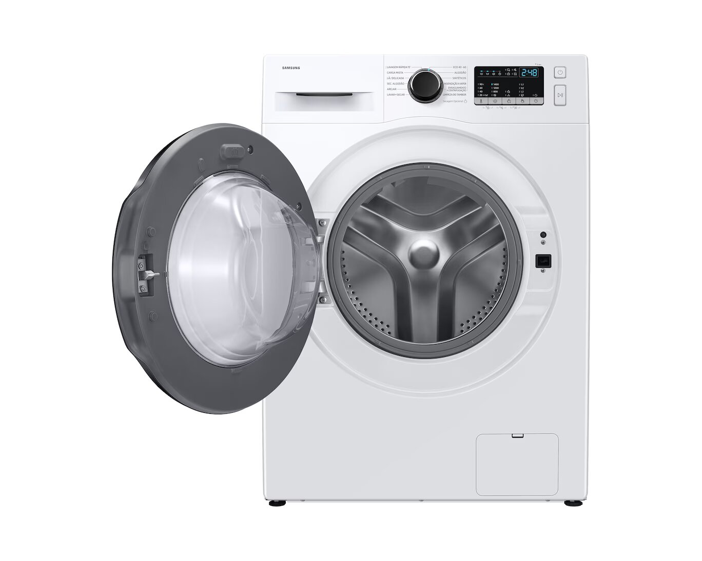 Máquina de Lavar e Secar Roupa Samsung WD80HG4U04BEEP Carga Frontal, Higenização a Vapor, de 8/6kg? ?- Branco Branco-6