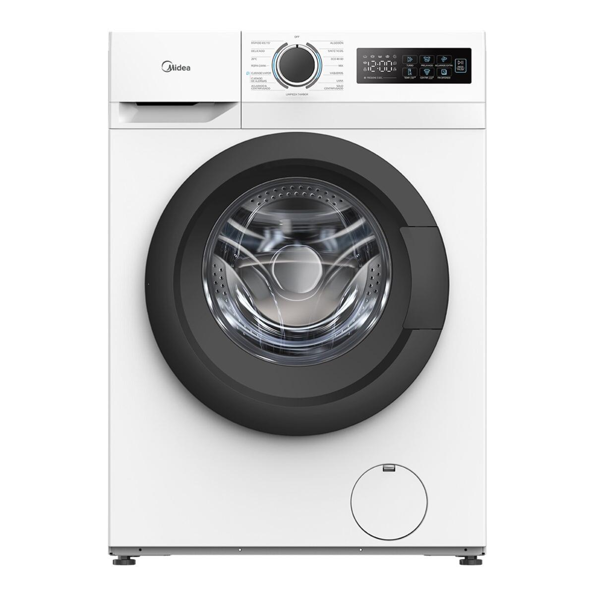 Imagem 0 de Máquina de Lavar Roupa Midea MF110W70B/W-ES Carga Frontal de 7 kg e de1400 rpm - Branco