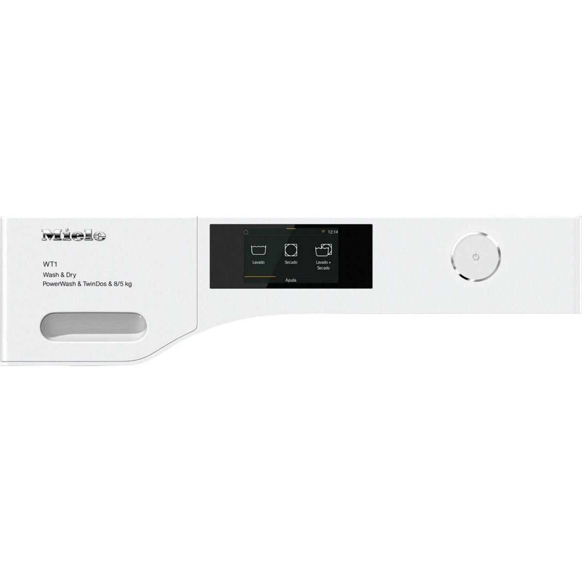 Máquina de Lavar e Secar Roupa Miele WTR 860 WPM PWash e TwinDos e QuickPower de 8/5 kg e 1600 rpm - Branco Lótus Branco-2
