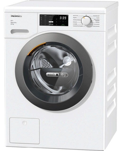 Imagem 0 de Máquina de Lavar e Secar Roupa Miele PerfectCare WTD160 WCS Carga Frontal de 8/5 kg e de 1500 rpm - Branco
