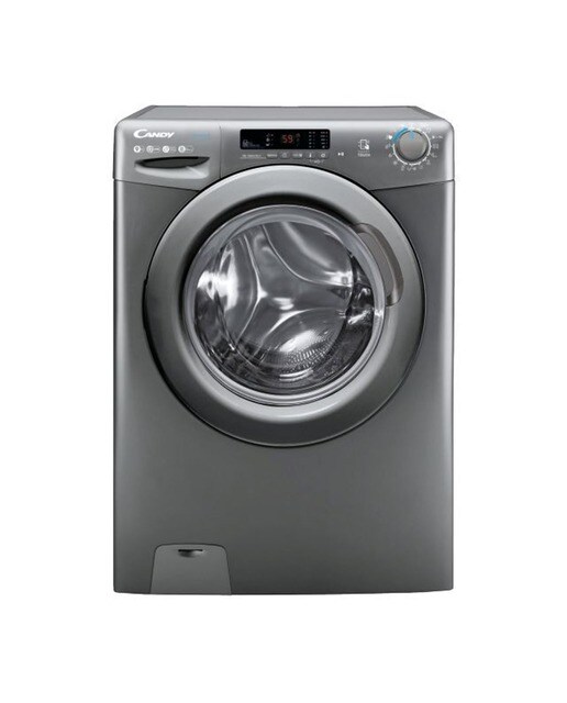 Imagem 0 de Máquina de Lavar Roupa Candy Smart CS 1292DRRE/1-S Carga Frontal de 9 Kg e 1200 rpm - Antracite