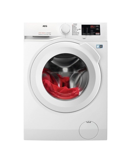 Imagem 0 de Máquina de Lavar Roupa AEG Série 6000 ProSense® L6FBI947P Carga Frontal de 9 kg e 1400 rpm - Branco