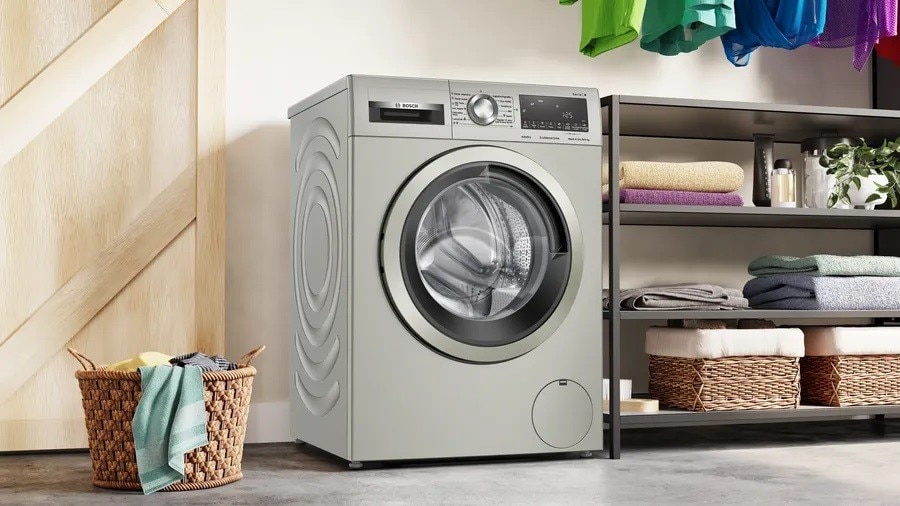 Máquina de Lavar e Secar Roupa Bosch Serie 4 WNA1341XES Carga Frontal, Motor Ecosilence? e Iron Assist de 9/5 kg 1400 rpm - Cinzento Inox-6