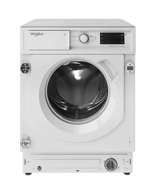 Máquina de Lavar Roupa Encastrável Whirlpool BI WMWG 91485 E Tecnologia 6º Sentido Carga Frontal de 9 Kg e 1400 rpm - Branco Branco-1
