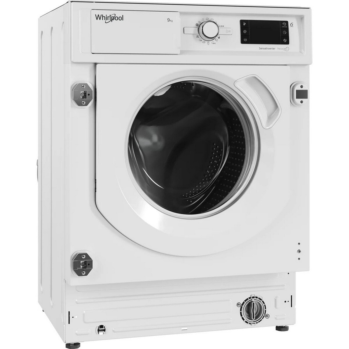 Máquina de Lavar Roupa Encastrável Whirlpool BI WMWG 91485 E Tecnologia 6º Sentido Carga Frontal de 9 Kg e 1400 rpm - Branco Branco-2