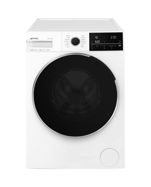 Imagem 0 de Máquina de Lavar Roupa Smeg WNP96SLAAIN Carga Frontal de 9 Kg e de 1600 rpm - Branco