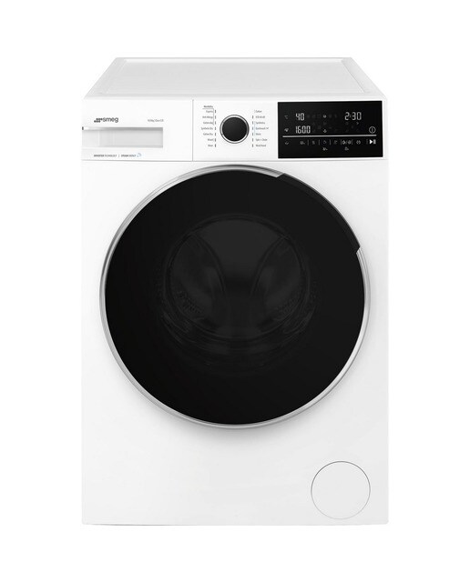 Imagem 0 de Máquina de Lavar e Secar Roupa Smeg WDN064SLDIN Carga Frontal de 10/6 Kg e de 1400 rpm - Branco