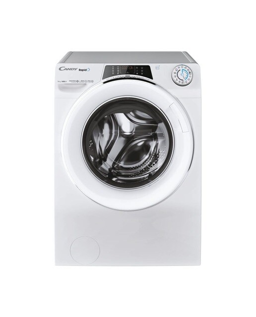 Imagem 0 de Máquina de Lavar Roupa Candy Rapidó RO14116DWMCT-S Carga Frontal de 11 kg e de 1400 rpm - Branco