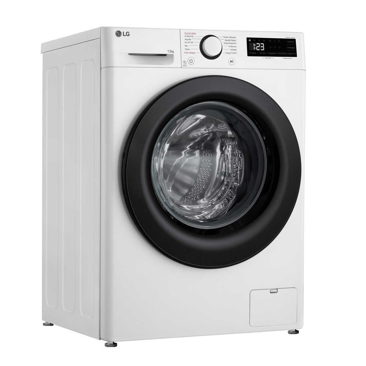 Máquina de Lavar Roupa LG F4WR5013A6W Carga Frontal AI DD? Steam? de 13 Kg e de 1400 rpm - Branco Branco-2