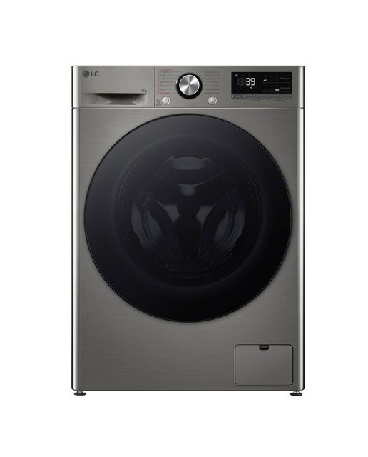 Imagem 0 de Máquina de Lavar Roupa LG F4WR709SGS Carga Frontal AI DD? Steam? (TurboWash360? de 9 Kg e de 1400 rpm - Inox