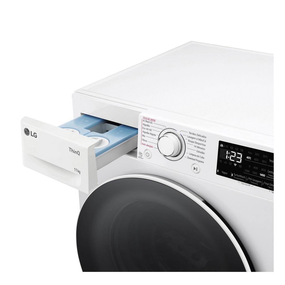 Máquina de Lavar Roupa LG F4WR3511A0W Carga Frontal de 11 Kg e 1400 rpm - Branco Branco-6