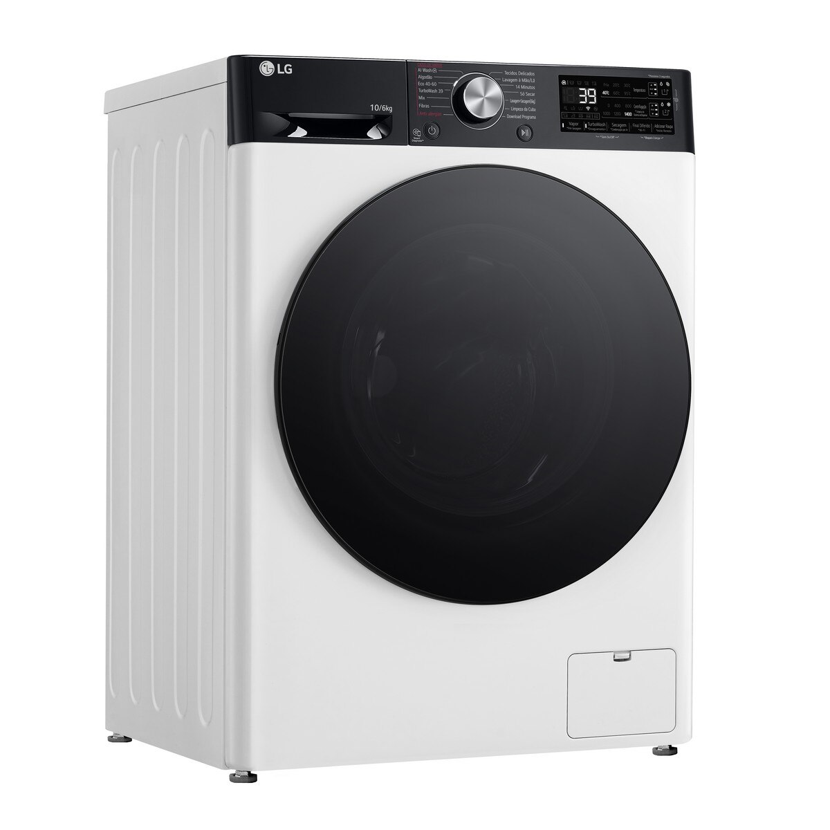 Máquina de Lavar e Secar Roupa LG F4DR7510SGH Carga Frontal de 10/6 Kg e de 1400 rpm - Branco 2