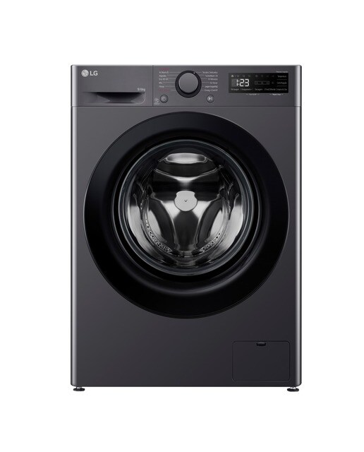 Máquina de Lavar e Secar Roupa LG F4DR509S6M Carga Frontal de 9/6 Kg e de 1400 rpm - Preto Preto-1