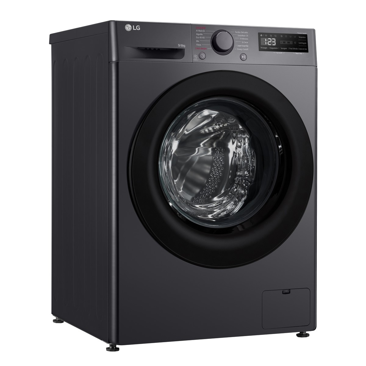 Máquina de Lavar e Secar Roupa LG F4DR509S6M Carga Frontal de 9/6 Kg e de 1400 rpm - Preto Preto-2