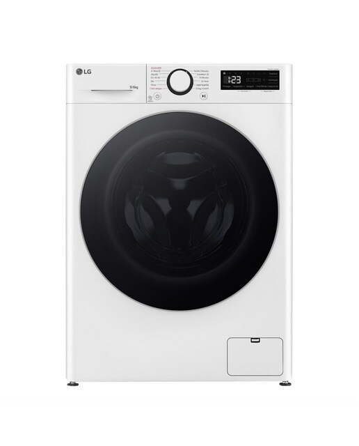 Imagem 0 de Máquina de Lavar e Secar Roupa LG F4DR509S1W Carga Frontal de 9/6 Kg e de 1400 rpm - Branco