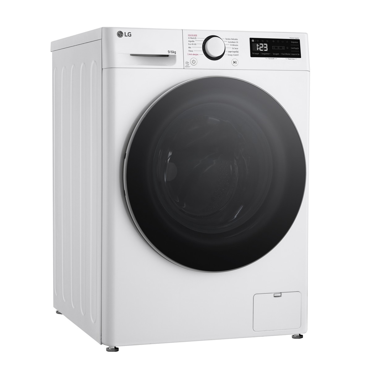 Máquina de Lavar e Secar Roupa LG F4DR509S1W Carga Frontal de 9/6 Kg e de 1400 rpm - Branco Branco-2