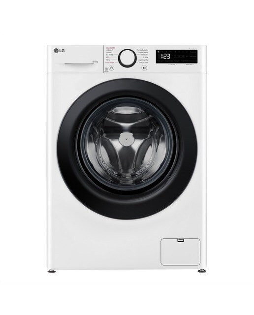 Imagem 0 de Máquina de Lavar e Secar Roupa LG F2DR5S8S6W Carga Frontal de 8/5 Kg e de 1200 rpm - Branco