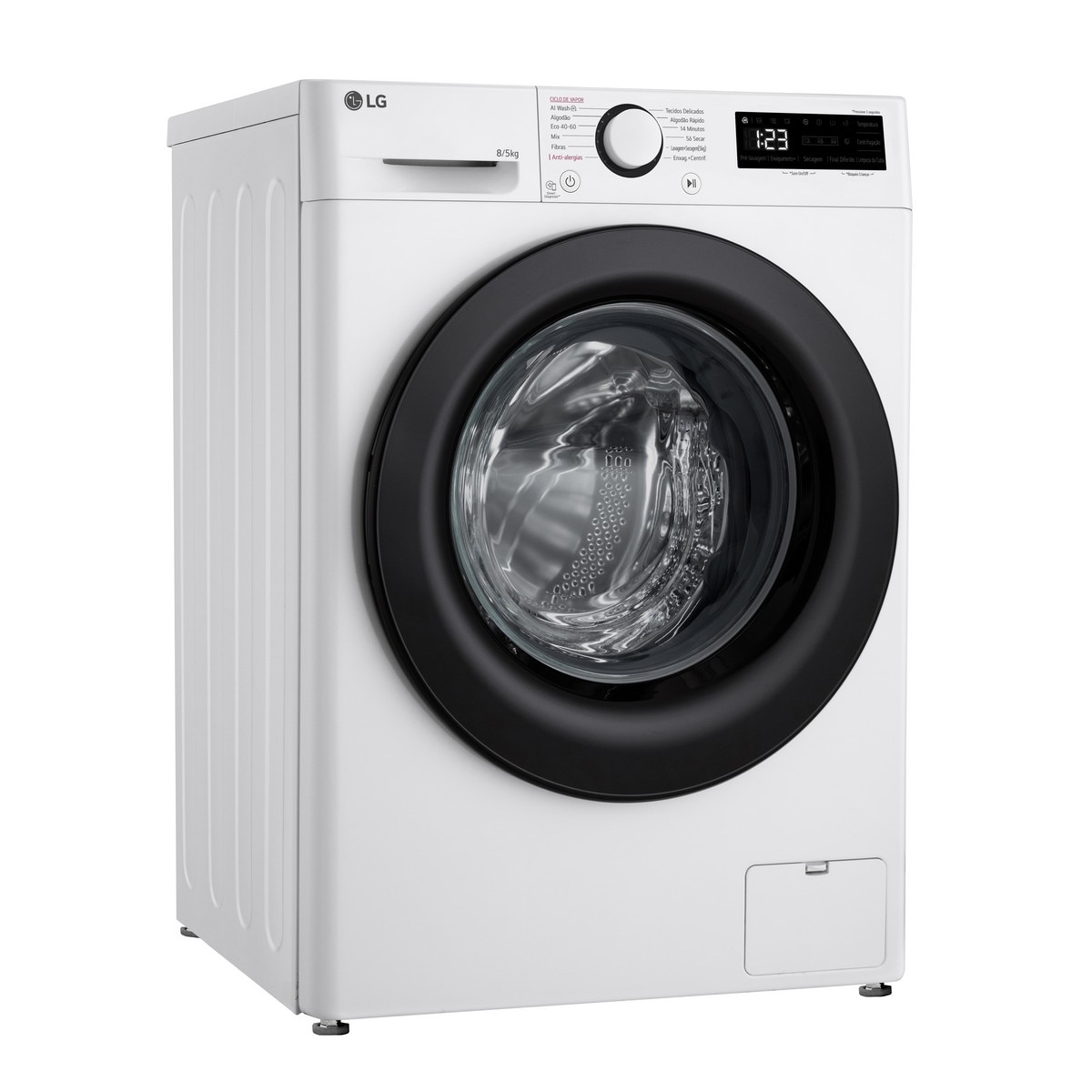 Máquina de Lavar e Secar Roupa LG F2DR5S8S6W Carga Frontal de 8/5 Kg e de 1200 rpm - Branco Branco-2