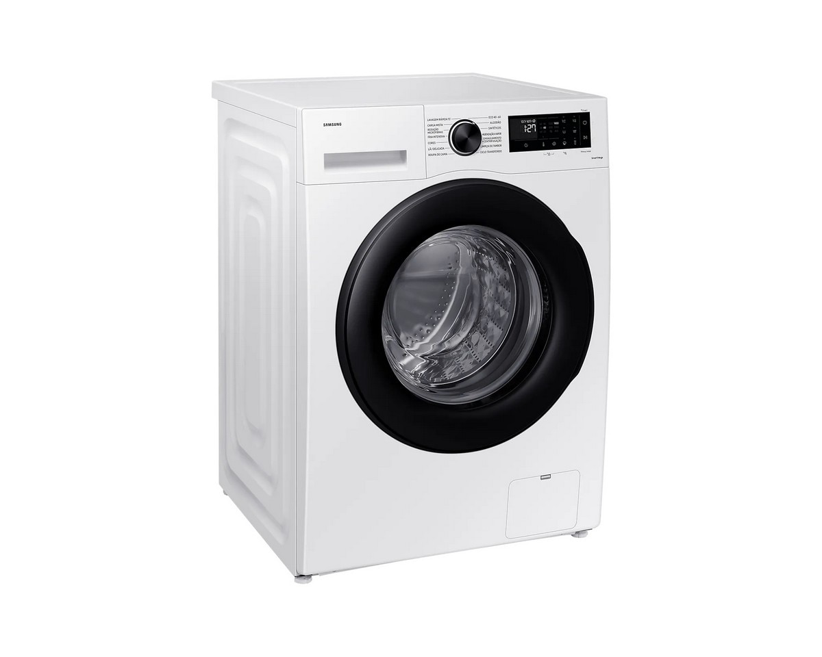 Máquina de Lavar Roupa Samsung WW90CGC04DAEEP EcoBubble Carga Frontal de 9kg e de 1400 rpm - Branco Branco-2