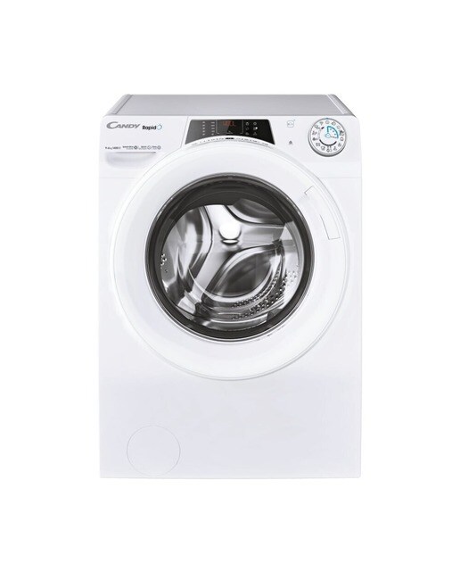 Máquina de Lavar e Secar Roupa Candy RapidÓ ROW 4964DWMT/1-S Carga Frontal de 9/6 Kg e de 1400 rpm - Branco Branco-1