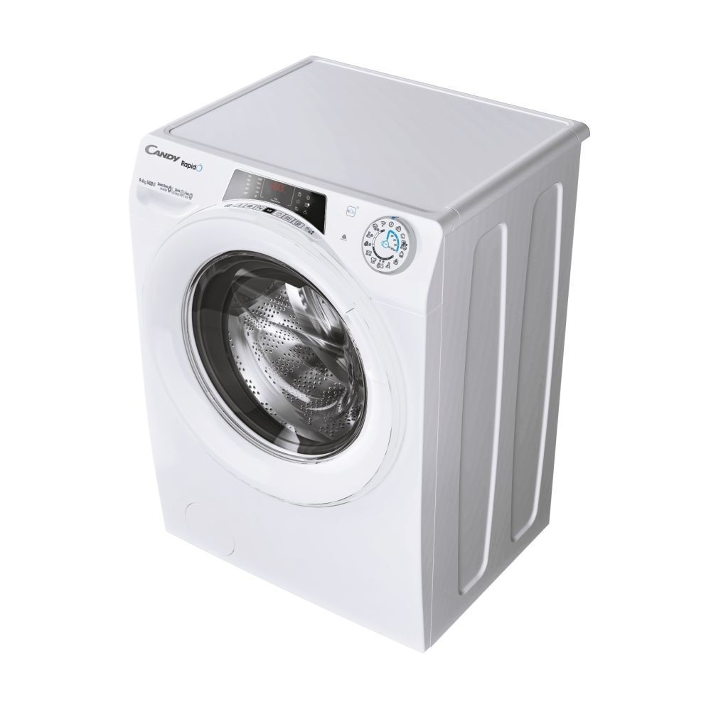 Máquina de Lavar e Secar Roupa Candy RapidÓ ROW 4964DWMT/1-S Carga Frontal de 9/6 Kg e de 1400 rpm - Branco Branco-2