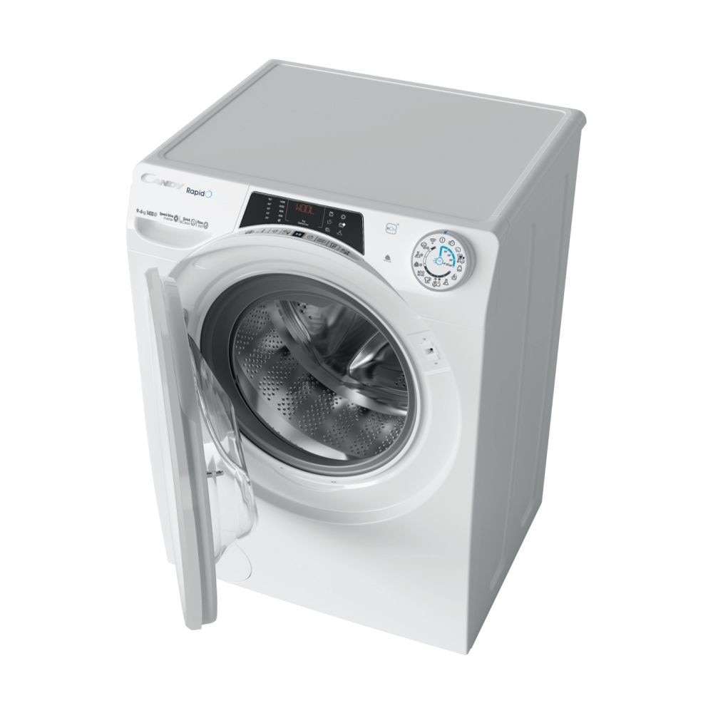 Máquina de Lavar e Secar Roupa Candy RapidÓ ROW 4964DWMT/1-S Carga Frontal de 9/6 Kg e de 1400 rpm - Branco Branco-3