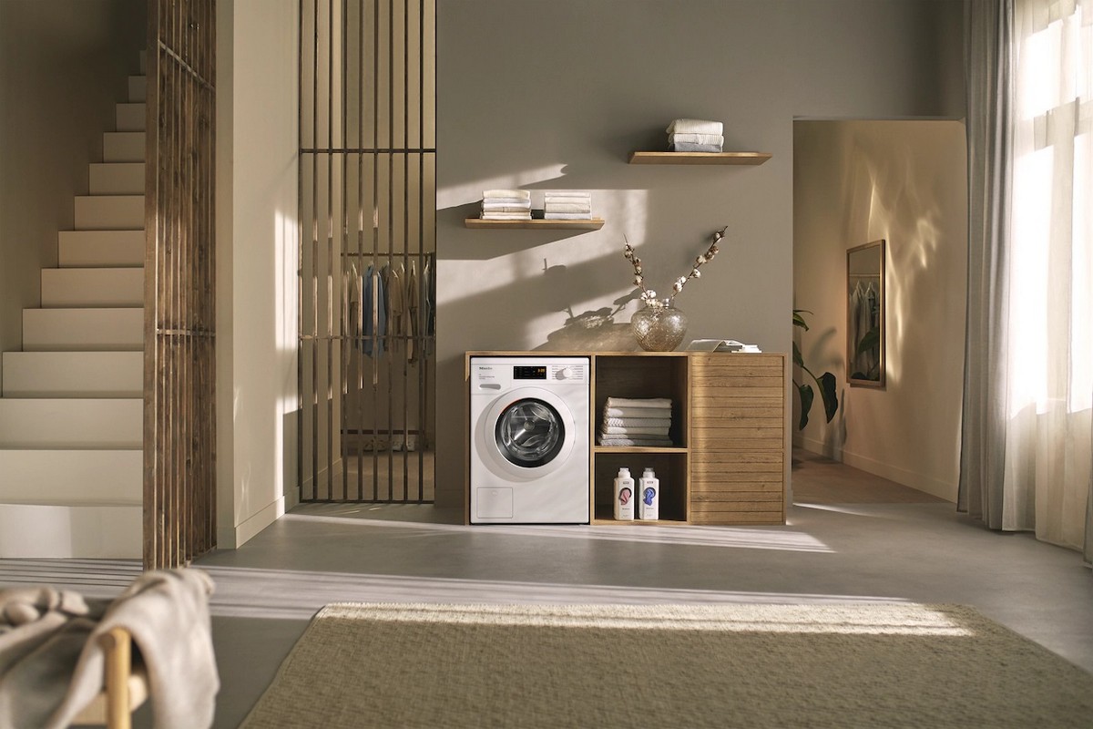 Máquina de Lavar Roupa Miele WCB380 WCS 125 Edition Carga Frontal W1 SteamCare e PowerWash de 8 Kg e 1400 rpm - Branco Branco-4