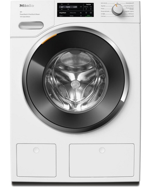 Imagem 0 de Máquina de Lavar Roupa Miele WWI880 WCS PWash&TDos&Steam, Carga Frontal de 9 Kg e 1600 rpm - Branco Lótus