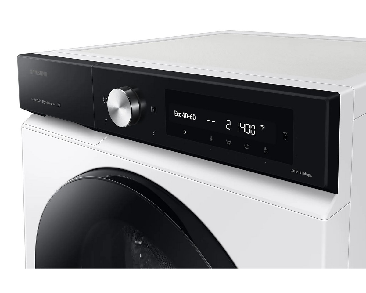 Máquina de Lavar Roupa Samsung WW11DB7B94GEU3 IA com Dispensador Automático, de 11 Kg e de 1400 rpm - Branco Branco-9