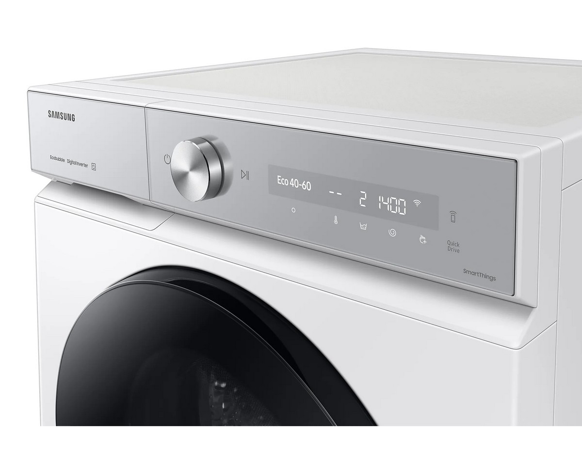 Máquina de Lavar Roupa Samsung WW11DB8B95GH IA com Dispensador Automático, QuickDrive?, de 11 Kg e de 1400 rpm - Branco Branco-9