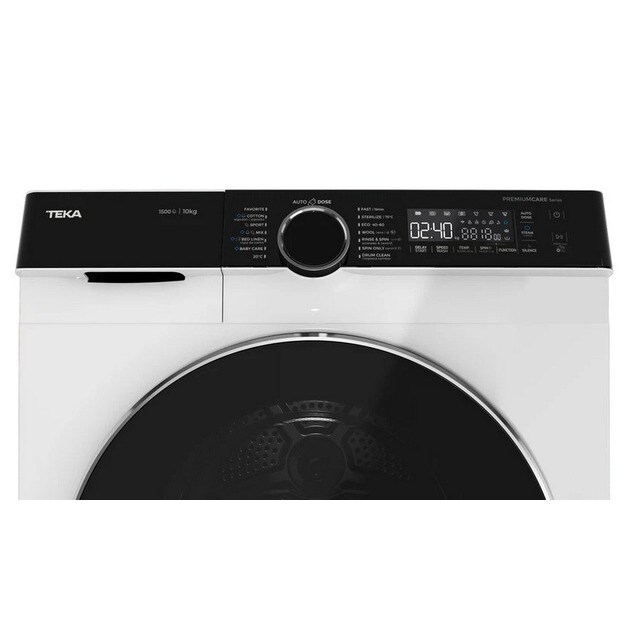 Máquina de Lavar Roupa Teka WMK 81050 BLANC AutoDose, Carga Frontal de 10 Kg e de 1500 rpm - Branco Branco-4