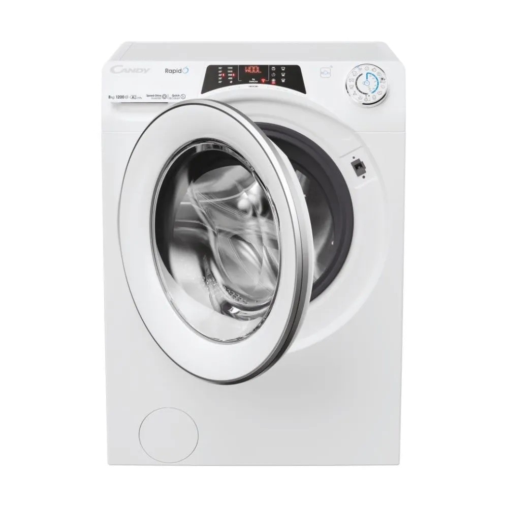 Máquina de Lavar Roupa Candy RO284DWMS7/1-S RapidÓ Carga Frontal de 8 Kg e 1200 rpm - Branco Branco-2