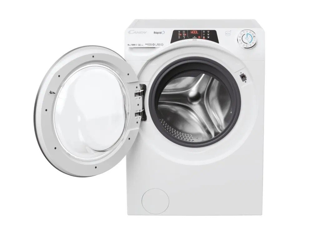 Máquina de Lavar Roupa Candy RO284DWMS7/1-S RapidÓ Carga Frontal de 8 Kg e 1200 rpm - Branco Branco-3