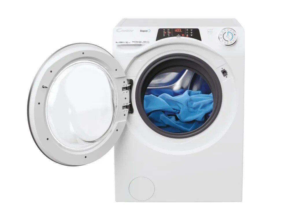 Máquina de Lavar Roupa Candy RO284DWMS7/1-S RapidÓ Carga Frontal de 8 Kg e 1200 rpm - Branco Branco-4