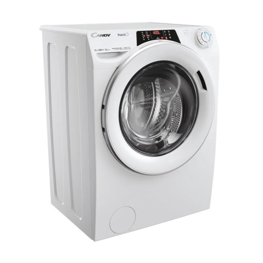 Máquina de Lavar Roupa Candy RO284DWMS7/1-S RapidÓ Carga Frontal de 8 Kg e 1200 rpm - Branco Branco-6