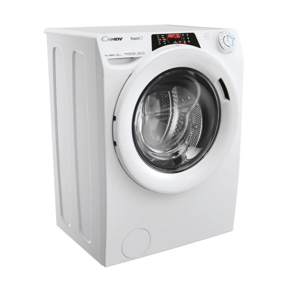 Máquina de Lavar Roupa Candy RO496DWM7/1-S RapidÓ Carga Frontal de 9 Kg e 1400 rpm - Branco Branco-5