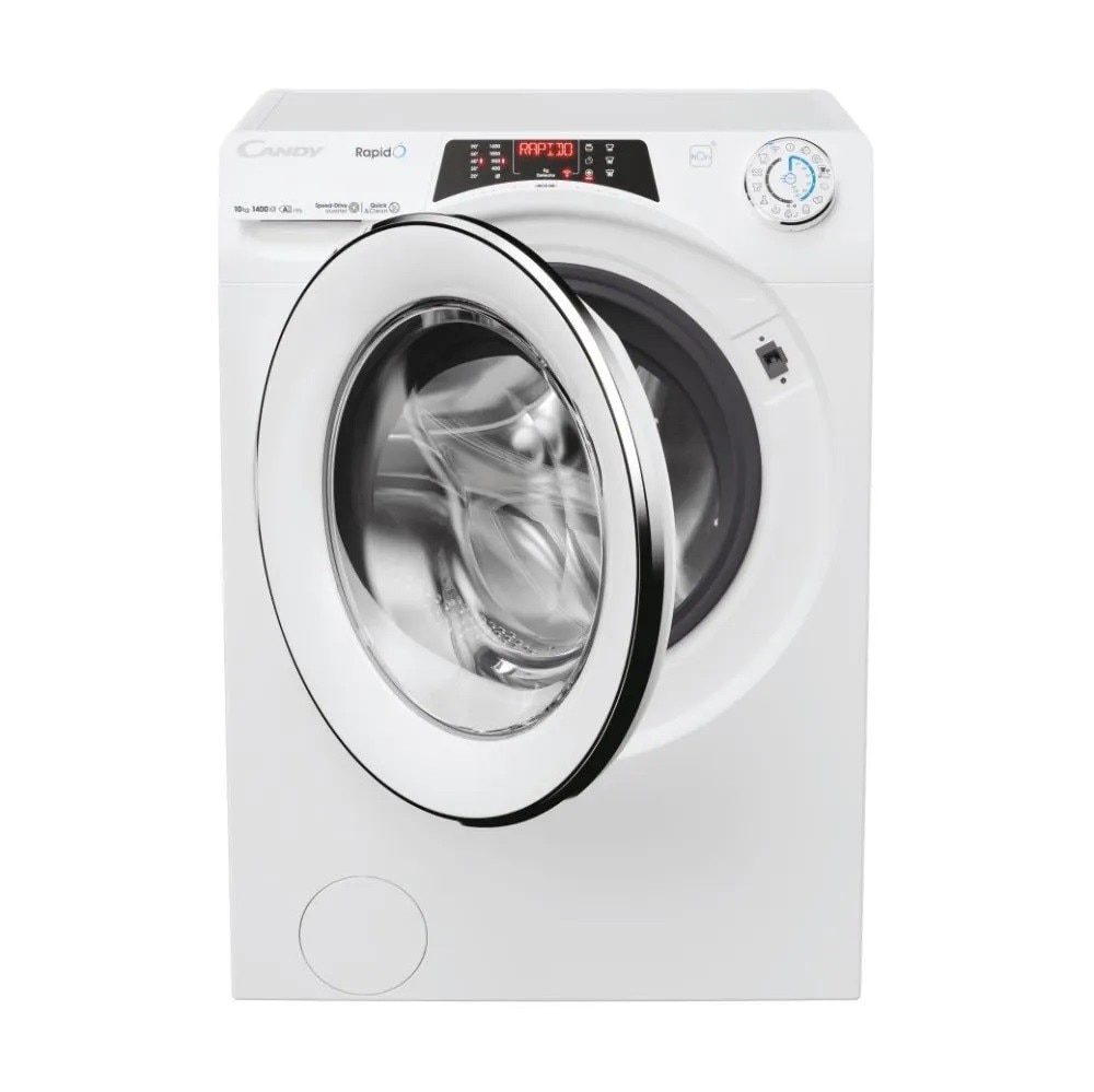 Máquina de Lavar Roupa Candy RO4106DWMC7/1-S RapidÓ Carga Frontal de 10 Kg e 1400 rpm - Branco Branco-2