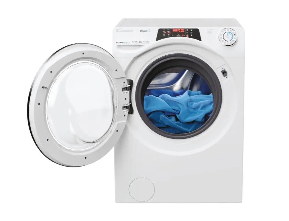 Máquina de Lavar Roupa Candy RO4106DWMC7/1-S RapidÓ Carga Frontal de 10 Kg e 1400 rpm - Branco Branco-4