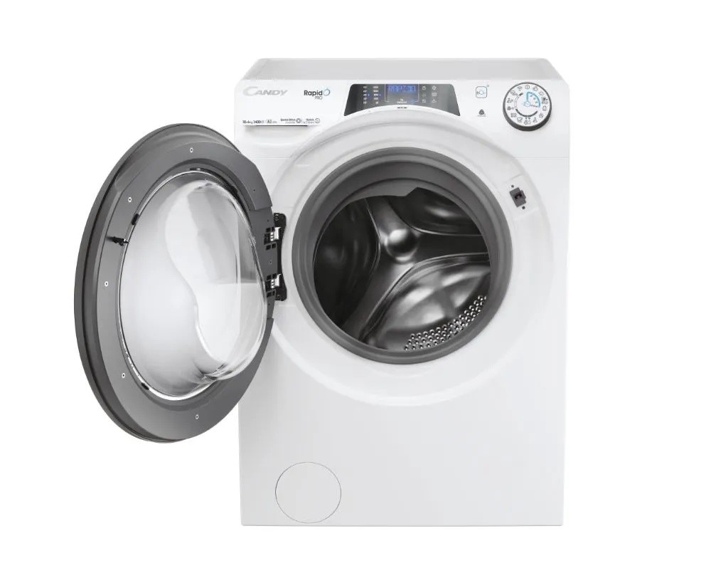 Máquina de Lavar e Secar Roupa Candy RPW 41066BWMR8-S Carga Frontal RapidÓ PRO de 10 Kg e 1400 rpm - Branco Branco-2