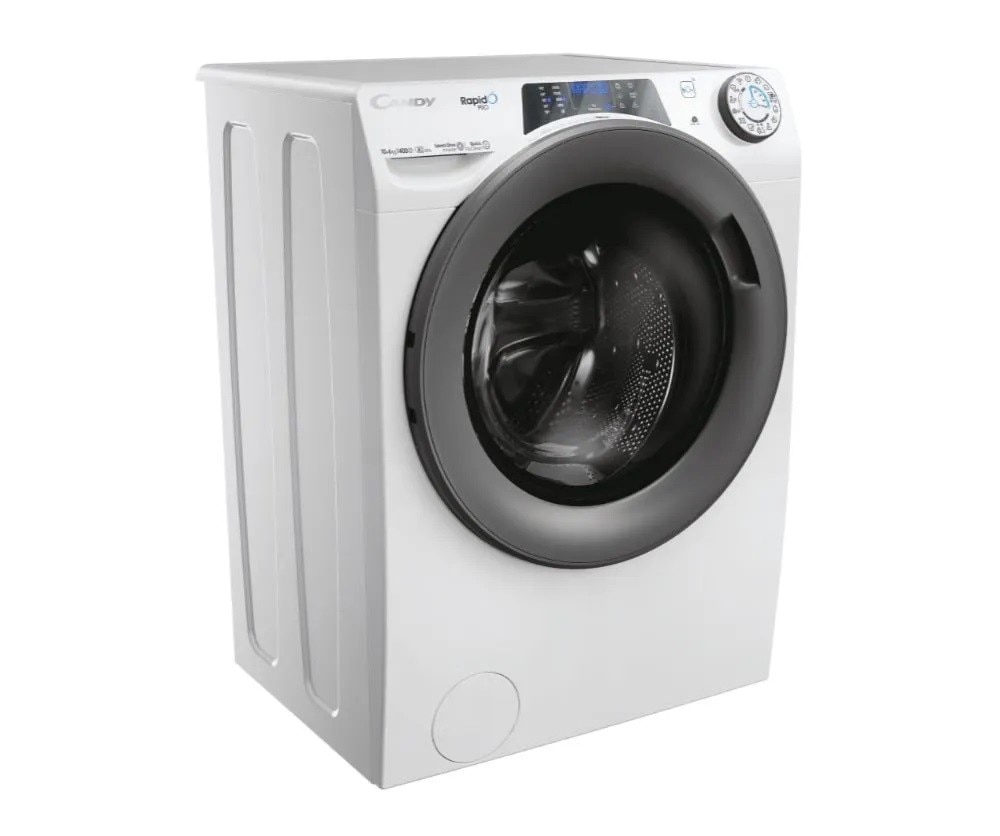 Máquina de Lavar e Secar Roupa Candy RPW 41066BWMR8-S Carga Frontal RapidÓ PRO de 10 Kg e 1400 rpm - Branco Branco-3