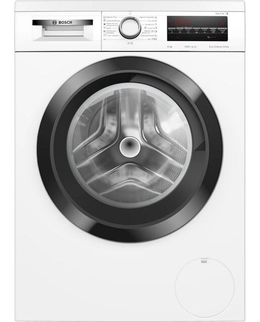Imagem 0 de Máquina de Lavar Roupa Bosch Serie 6 WUU24T64ES Carga Frontal de 9 kg e 1200 rpm - Branco