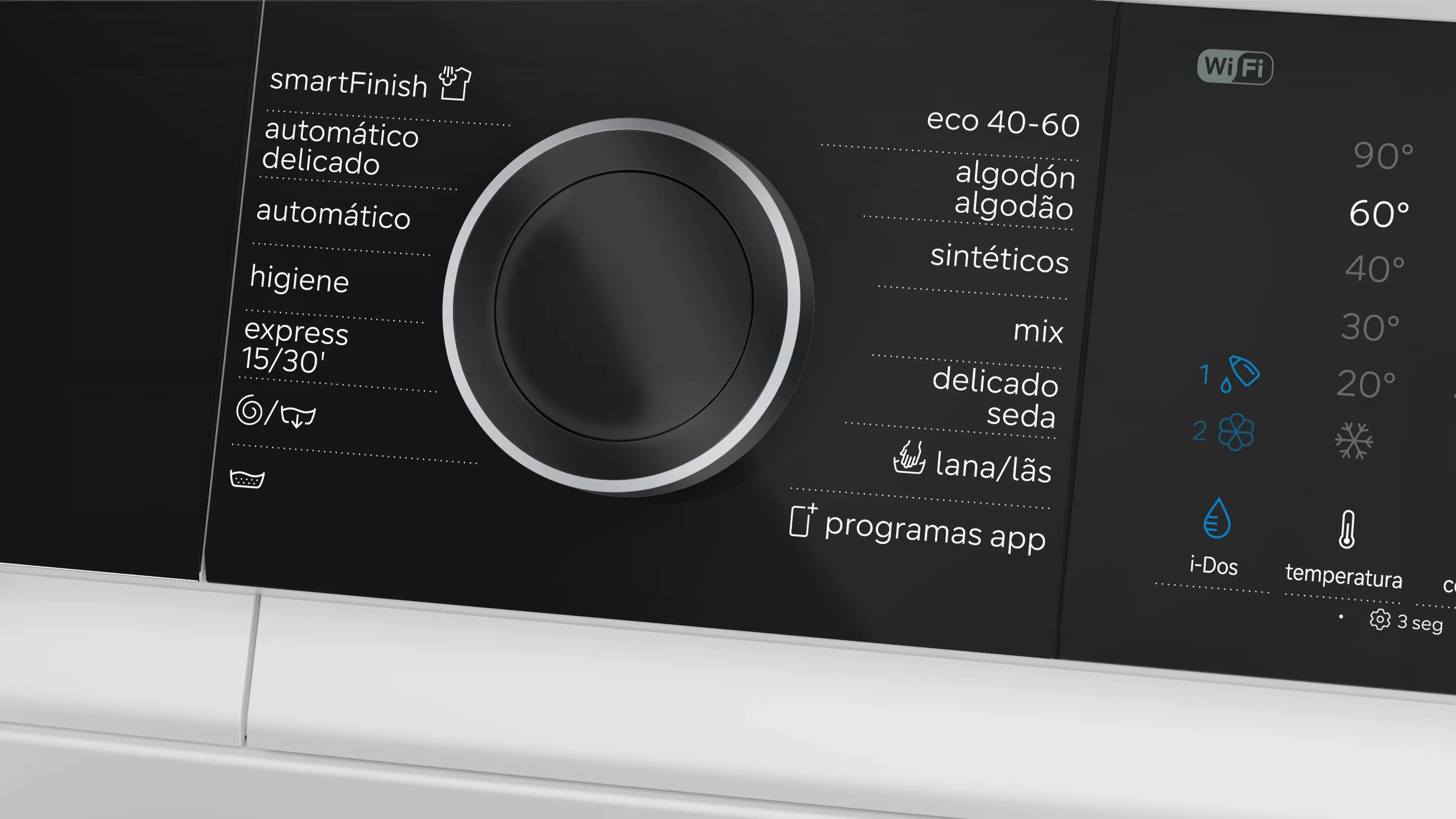 Máquina de Lavar Roupa Siemens iQ500 WG44H2A0ES Carga Frontal, Home Connect, i-Dos de 9 Kg e de 1400 rpm - Branco Branco-4
