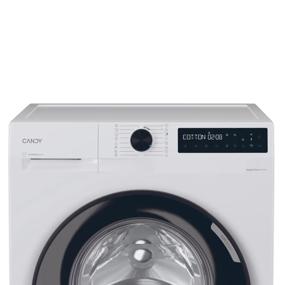 Máquina de Lavar Roupa Candy BR 410B8-S Carga Frontal, ProWash 500, de 10 Kg e de 1400 rpm - Branco Branco-2