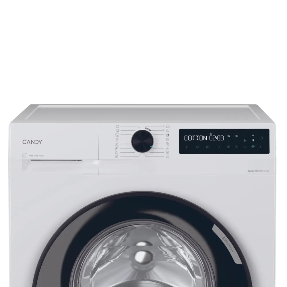 Máquina de Lavar Roupa Candy ProWash 500 BR 48B6-S Carga Frontal de 8 Kg e de 1400 rpm - Branco Branco-3